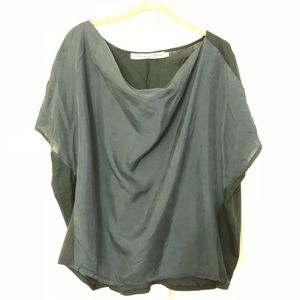 Michael Stars Emerald Green blouse OS